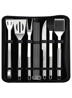 Anpro Grill Kit, Grill Set, Grilling Utensil Set, Grilling Accessories, BBQ  Accessories, BBQ Kit, BBQ Grill Tools,Smoker, Camping, Kitchen, Stainless