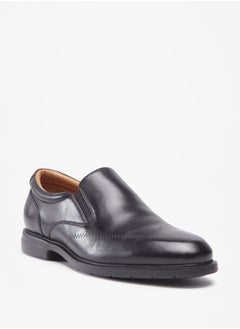 Buy Men Solid Slip On Loafers in UAE