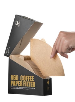 Buy 100-Piece Coffee Paper Filter Beige 10grams in Saudi Arabia