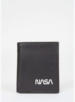 اشتري Nasa Printed Faux Leather Wallet في السعودية