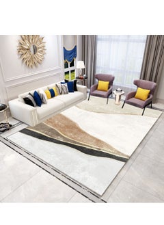 Buy Area Rugs Modern Simple Short Pile Carpet Living Room Bedroom Rug Anti-slip Floor Carpet Home Decor 160 * 230CM in Saudi Arabia