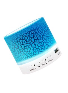 Buy Mini Speaker 7-Color Lights Small Wireless BT Speaker Portable Rechargeable Speaker for Travel Outdoors Home Office in UAE