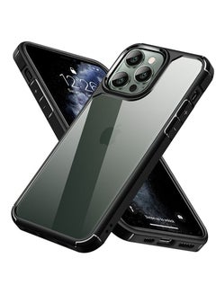 Buy iPhone 11 Pro Case Clear Cover Ultra Thin Silicone Shockproof Hard Back Cases Transparent Protective Slim Phone Case for Apple iPhone 11 Pro 5.8 inch - Black in Saudi Arabia
