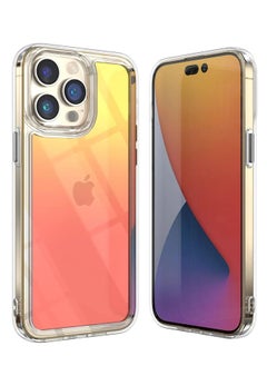 Buy iPhone 14 Pro Max Case 6.7 inch, Anti-Yellowing ,  Drop Protection with Bumper Shockproof Protective Cover Slim Thin Phone Case iPhone 14 Pro Max Crystal Clear in Saudi Arabia