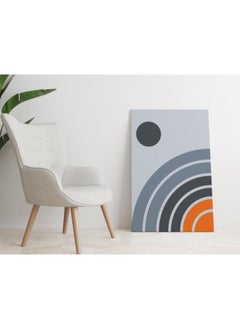 اشتري Abstract Geometric with small black circle Printed canvas wall art 90x60 في مصر