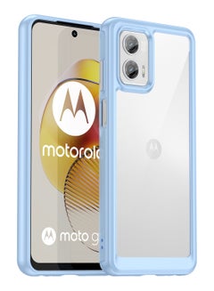 Buy Phone case for Motorola Moto G73 Clear Back Soft TPU Shockproof Bumper Protection Cover in Saudi Arabia