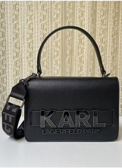 Buy Karl Lagerfeld Crossbody bag flap black in UAE