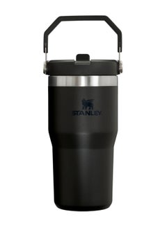 Buy Stanley IceFlow Stainless Steel Tumbler with Straw - Vacuum Insulated Water Bottle for Home, Office or Car Reusable Cup Leakproof Flip-Black 2.0 in Saudi Arabia