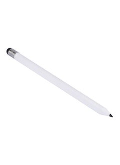 Buy Capacitive Stylus Ballpoint Pen For All Touchscreen Devices White in UAE