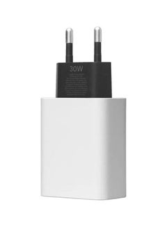 Buy Google 30W USB C Fast Charger 2 Pins Charger White in UAE