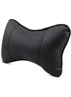 Buy Set Of 2 Fabric Comfortable Neck Pillow - Black in Egypt