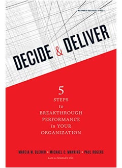 Buy Decide and Deliver: Five Steps to Breakthrough Performance in Your Organization in Egypt