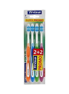 Buy Focus Soft Toothbrush 4 Pack 2+2 in UAE
