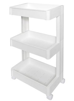 Buy 3 tier Shelf Unit White in Saudi Arabia