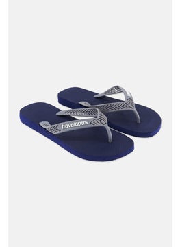 Buy Unisex Pwr Solid Slip On Slippers, Navy/Grey in Saudi Arabia