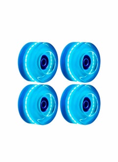 Buy Skateboard Wheels with Bearings, 4 Pcs Light Up 85A Skateboard Cruiser Wheels, LED Wheel for Skateboard, Longboard in Saudi Arabia