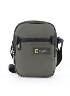 اشتري National Geographic Mutation Small Utility Bag Beige, Zipper Compartment Casual Shoulder Bag For Men And Women Adjustable/Removable Shoulder Strap Secure RFID Pocket في الامارات