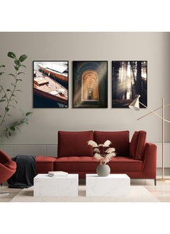 اشتري 3-Piece Lorena Scenery Art Frame Set في الامارات