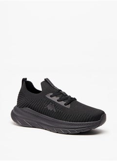 Buy Womens Textured Lace-Up Sports Shoes in Saudi Arabia