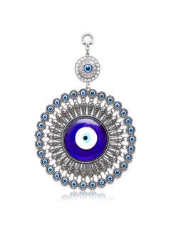 Buy Turkish Evil Eye Hanging Glass Amulet For Wall Decor  Blue  5.8 In in UAE