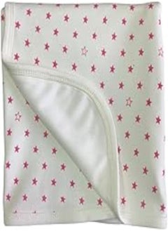 Buy Komkom Baby Cotton Blanket Ecru – Print Stars Rose in Egypt