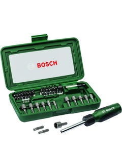 اشتري Bosch 2607019504 Screwdriver  Set of 46 Pieces (Assorted Color) في مصر