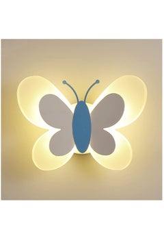 Buy Modern LED Decoration Wall Light for Children's Room,Dimmable 3D Butterfly Wall Lamp for Kids Bedroom Hallway, Creative 17W Wall Mounted Acrylic Warm White Night Light Living in UAE