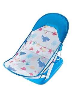 اشتري Baby Bath Seat And Chair For Newborn To Infant 6 To 18 Month - Blue في الامارات