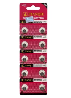 اشتري Pack Of 10 AG4 LR626 377 Alkaline Battery في السعودية