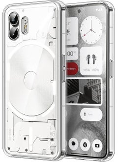 اشتري Case Compatible with Nothing Phone 2 Protector Transparent Shockproof Anti-Scratch Silicone Back Cover for Nothing Phone 2 Case في السعودية