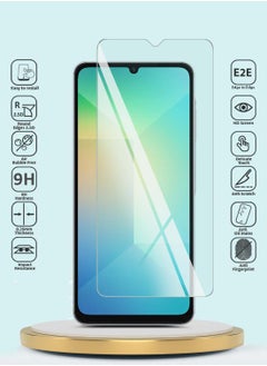 اشتري Samsung Galaxy A06 4G 2024 Premium Series حواف منحنية 9H 2.5D واقي شاشة من الزجاج المقوى - شفاف في الامارات