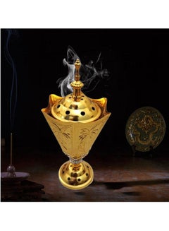 Buy Metal Incense Burner Burner,Arabia Bakhoor/Oudh/Oud Burner Oud Incense Bakhoor Burner, Arabia Incense/Bakhoor Burner (Mabkhara) -Oud Burner Gold in UAE