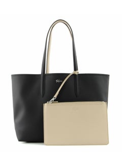 اشتري Women's Anna Double sided Two tone Large Capacity Handbag, Fashionable and Versatile, Black/Off White في السعودية