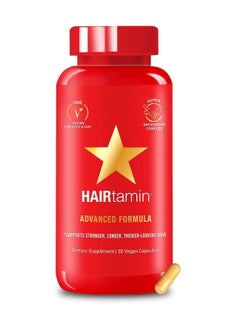 Buy HAIRTAMIN Biotin Fast Hair Growth Vitamins 30 Veg Capsules in UAE