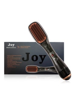Buy Joy hair styler 1200 watts, one step with cold and hot ceramic bristles in Saudi Arabia
