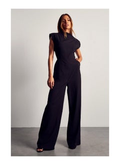 اشتري Linen High Neck Open Back Jumpsuit في السعودية