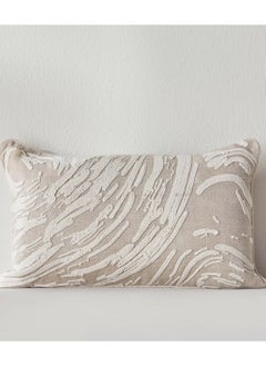 اشتري Aydin Lurex Linen Abstract Filled Cushion 30x50 cm في السعودية