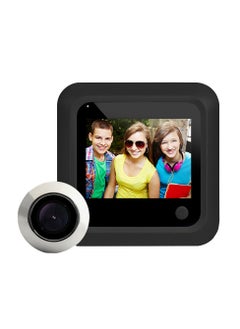 اشتري 2.4 Inch Video Doorbell 145 Degree Peephole Viewer Video Eye Door Bell Smart Home Outdoor Camera Monitor Visual Doorbell في السعودية