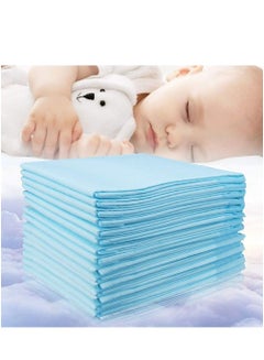 Buy 15-Piece Disposable Changing Pads, Baby Underpads, Waterproof Diaper Changing Pads, Bed Table Protector Mat 90x60cm in Saudi Arabia