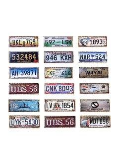 Buy Hometaste Wall Decorative Plates Metal Wall Posters Wall Plaques Metal Tin Signs Posters Plaques Metal Poster Art Poster Decorative Wall Car Plates Metal Wall Plate Tin Sign Metal Poster Plate in UAE