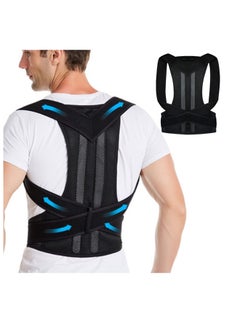 Buy Posture Corrector for Men Women Kids, Adjustable Back Brace for Support Back, Neck and Shoulder（XL） in UAE