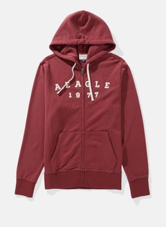 اشتري AE Logo Graphic Zip-Up Hoodie في مصر