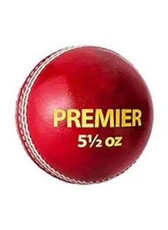 Buy Premier Leather Cricket Ball (Red) in Saudi Arabia