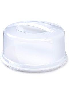 Buy Cake Dome Food Saver White/Clear 30cm in Saudi Arabia