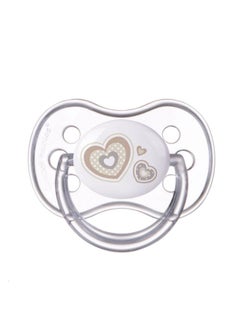 اشتري Silicone Soother 0-6m Round NEWBORN BABY with cap في مصر