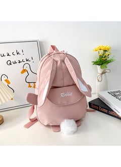 Buy Cute Rabbit Backpack for middle school student Book bag for Girls in Saudi Arabia