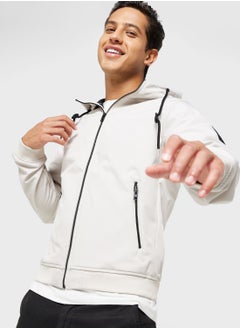 Buy Zippered Hooded Jacket in UAE