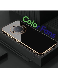 Buy Mobile Phone Case for Honor X9a 5G 6.67 inch Electroplated Protective Cover Gold-Black in UAE