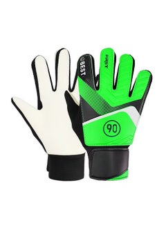 Buy Kids/Youth Goalkeeper Gloves Finger Protection Latex Soccer Goalkeeper Gloves Youth Breathable Sports Gloves 16-18cm in Saudi Arabia