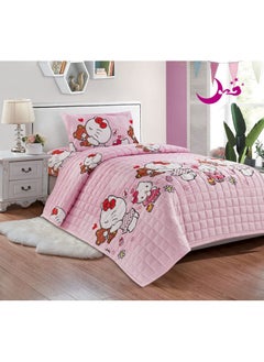 Buy 3-Piece Compressed Comforter Set Microfiber in Saudi Arabia